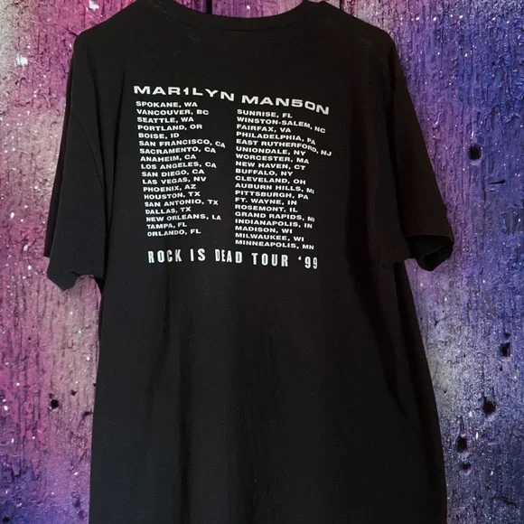 Marilyn Manson ROCK IS DEAD TOUR 99